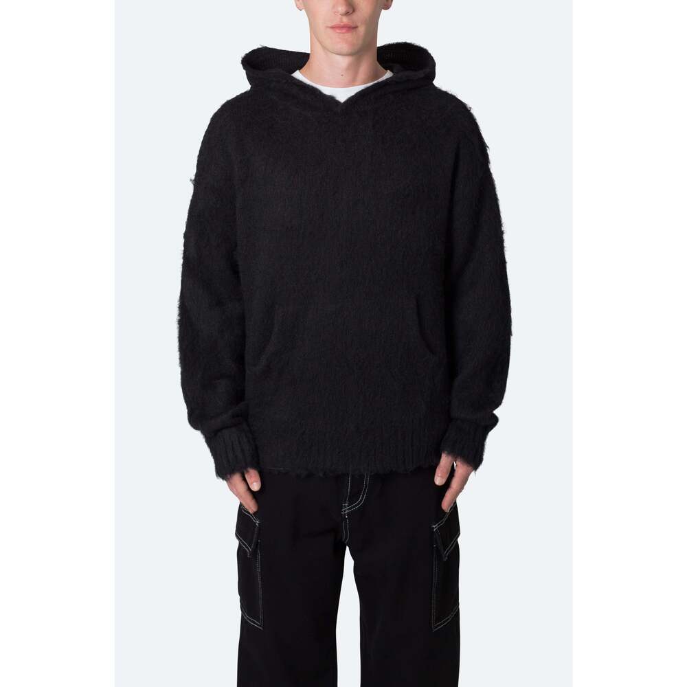 mnml Mohair Hoodie - Black Size XSBlack / XS